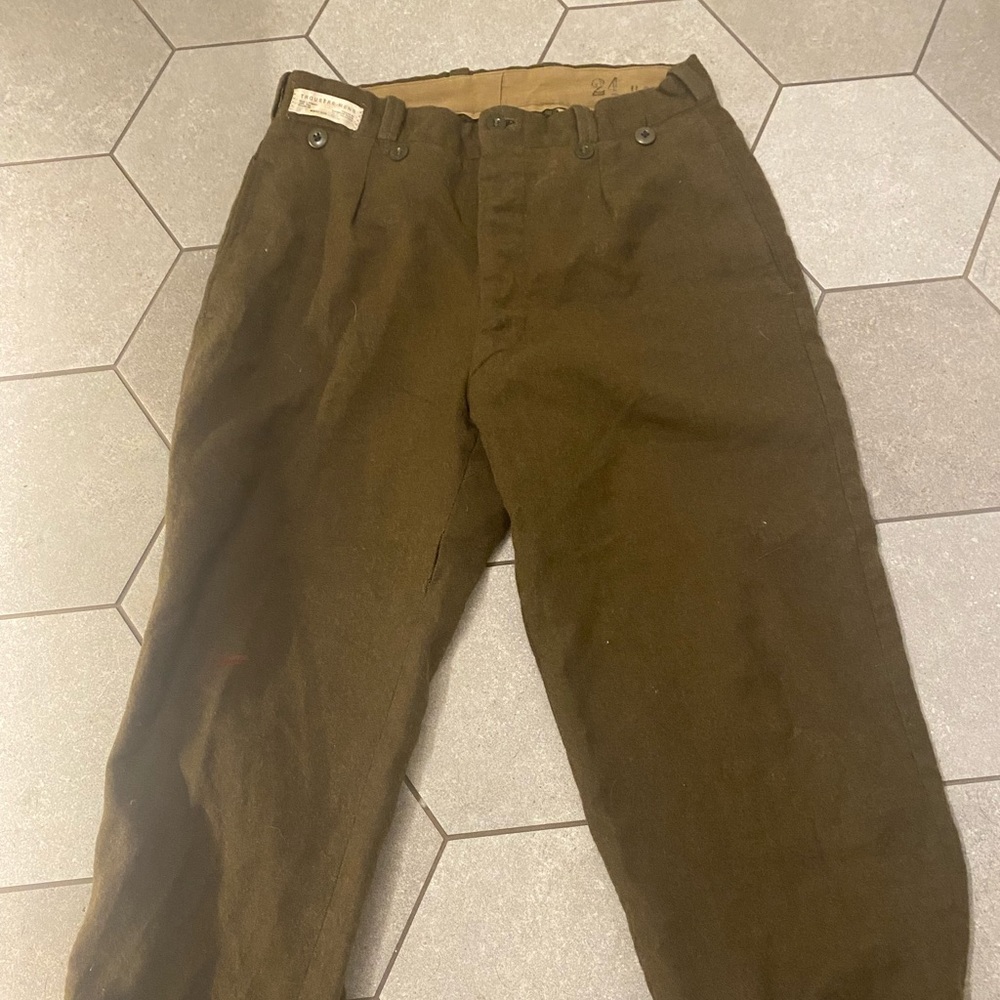 Vintage wool trousers